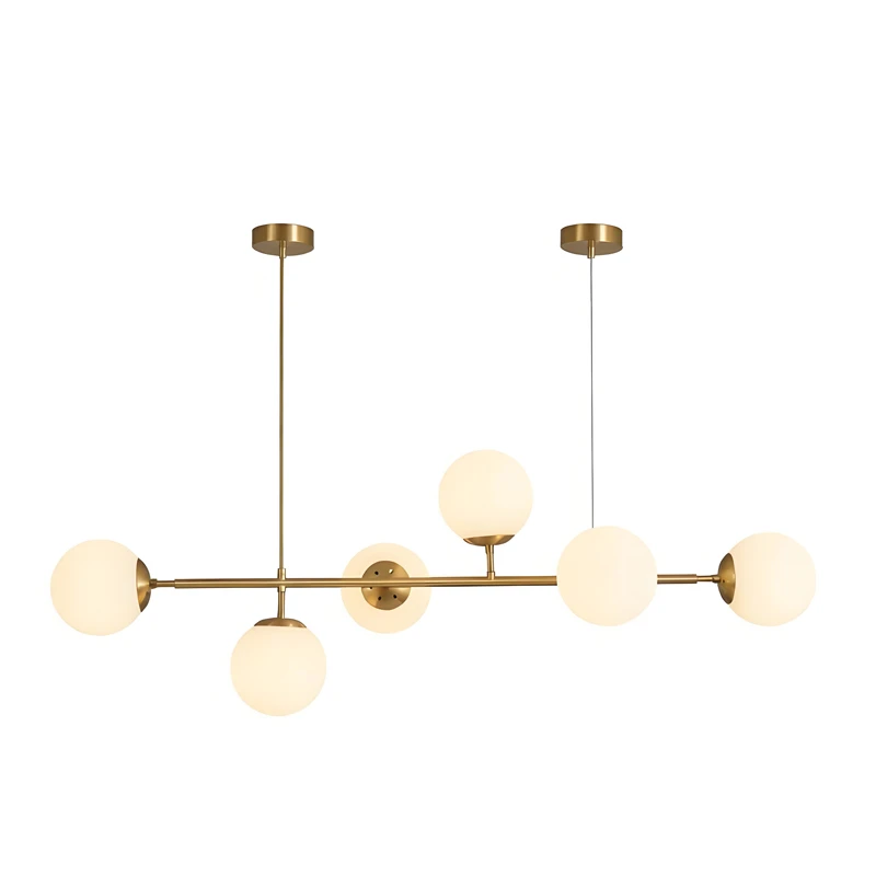 Ceiling lamp Bemfy pakoworld led gold metal 120x15x15cm