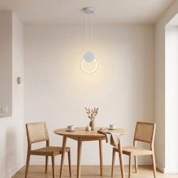 Ceiling light Ganden pakoworld led metal in white color D26.5x20cm Ceiling light Ganden pakoworld led metal in white color D26.5x20cm