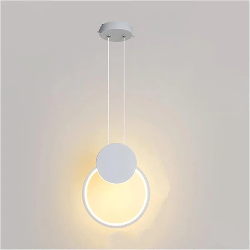 Φωτιστικό οροφής Ganden pakoworld led λευκό μεταλλικό Φ26,5x20εκ