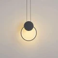 Ceiling light Ganden pakoworld led metal in black color D26.5x20cm