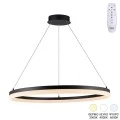 Ceiling lamp Nebrian pakoworld led black metal D60x15cm