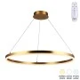 Ceiling lamp Nebrian pakoworld led gold metal D60x15cm