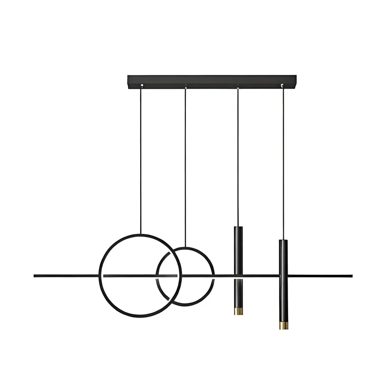 Ceiling lamp Neron pakoworld led black metal 100x25x26cm