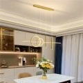 Ceiling lamp Neron pakoworld led gold metal 100x25x26cm