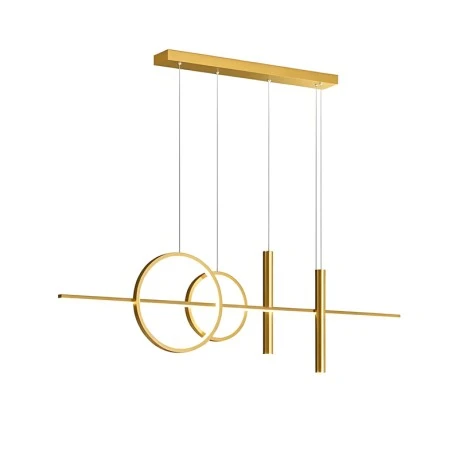 Ceiling lamp Neron pakoworld led gold metal 100x25x26cm