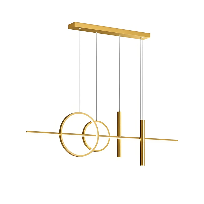 Ceiling lamp Neron pakoworld led gold metal 100x25x26cm