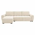 Reversible sofa-bed Vivad pakoworld fabric in beige color 275x164x91cm
