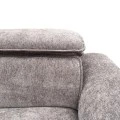 Left corner sofa-bed Lemance pakoworld grey fabric 255x168x82cm