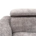 Right corner sofa-bed Lemance pakoworld grey fabric 255x168x82cm