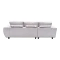 Right corner sofa Londe pakoworld beige fabric 273x211x92cm