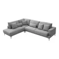 Corner sofa Maliva pakoworld right corner grey fabric 280x210x100cm