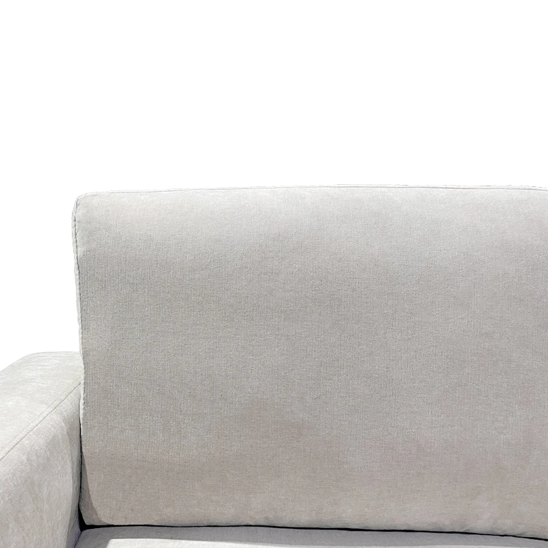 Right corner sofa Menande pakoworld ivory fabric 248x160x89cm