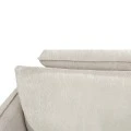 Left corner sofa Serkas pakoworld beige fabric 268x213x100cm