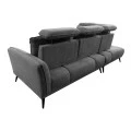 Right corner sofa Serkas pakoworld grey fabric 268x213x100cm