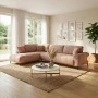 Corner sofa Veneto pakoworld left corner rotten apple fabric 298x208x85cm