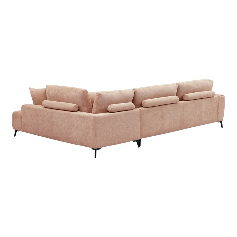Corner sofa Veneto pakoworld left corner rotten apple fabric 298x208x85cm