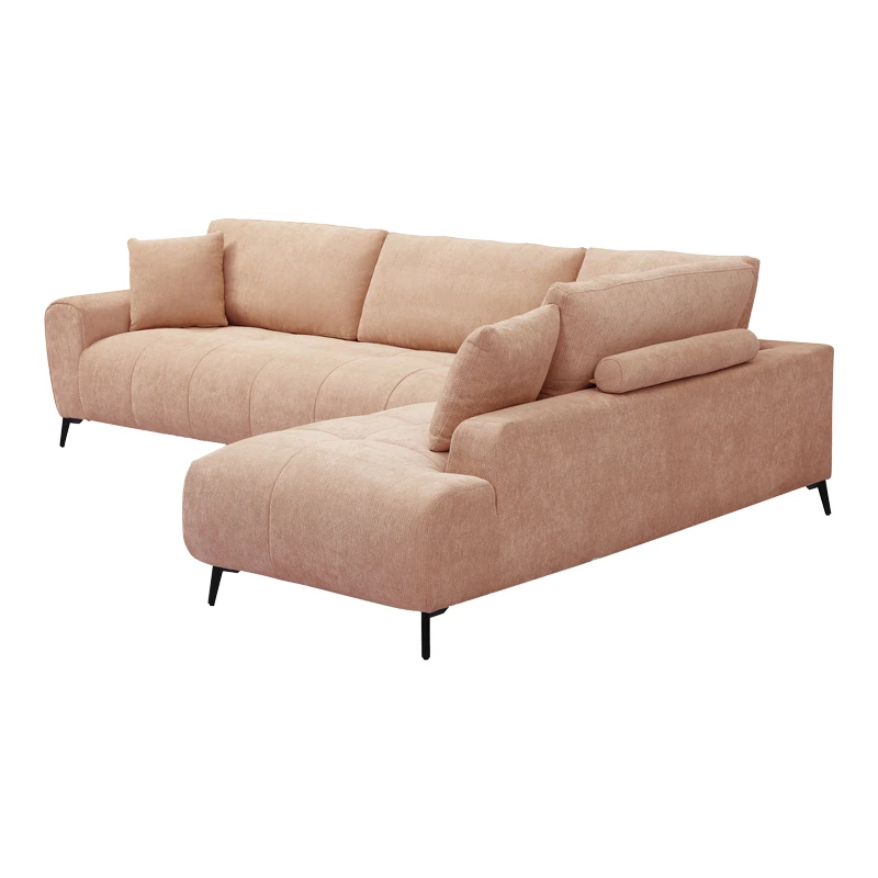 Corner sofa Veneto pakoworld left corner rotten apple fabric 298x208x85cm