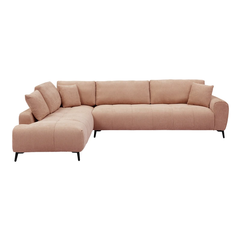 Corner sofa Veneto pakoworld right corner rotten apple fabric 298x208x85cm