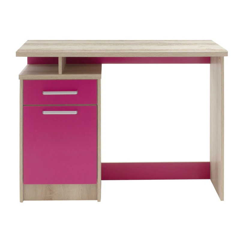 Office table Looney pakoworld with drawers  in castillo-pink colour 100x55x75cm