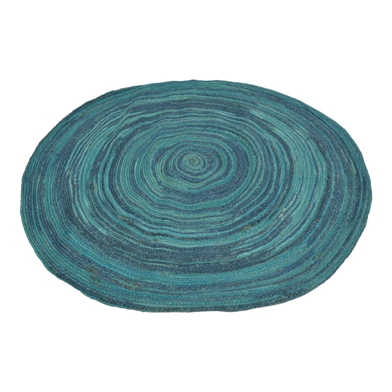 Rug Bluar pakoworld petrol jute D150cm