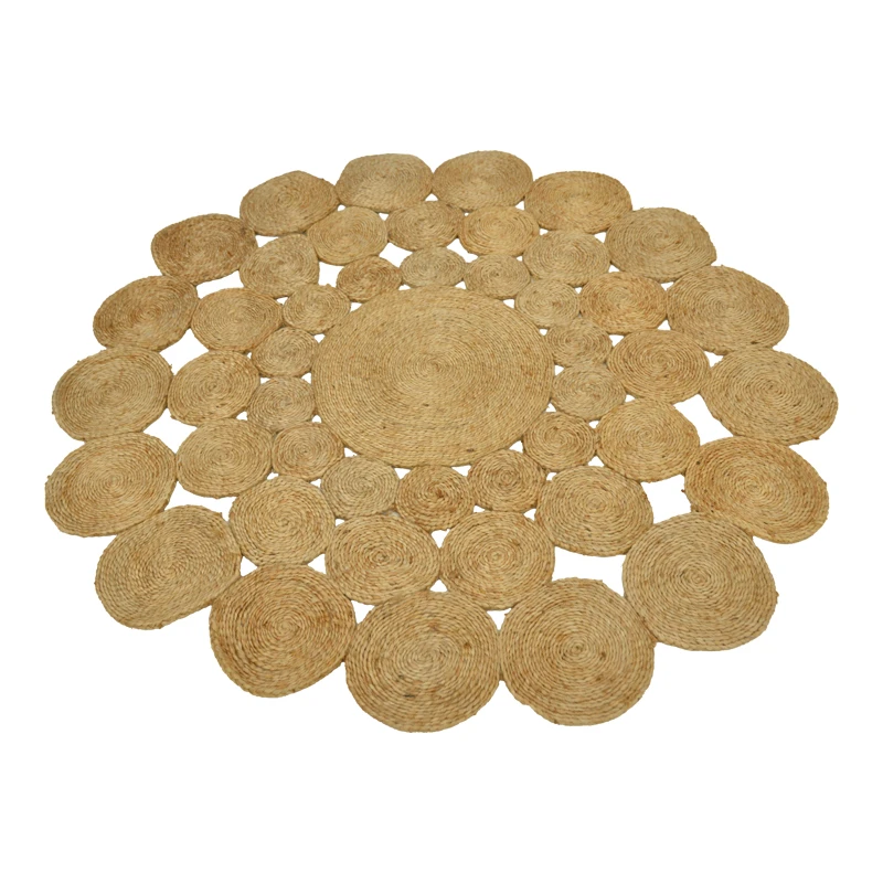 Rug Lekta pakoworld jute in natural color D150cm