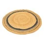 Rug Regaleto pakoworld jute in black and natural color D150cm