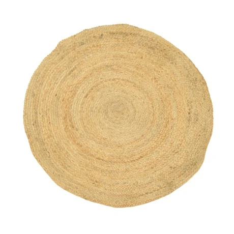 Rug Solon pakoworld jute in natural color D120cm