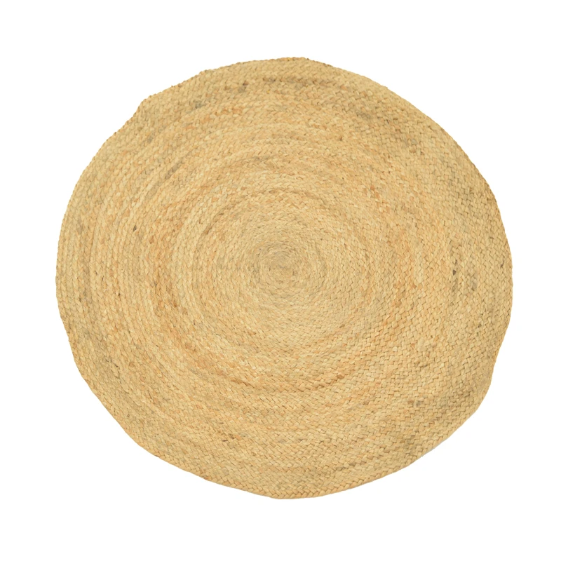 Rug Solon pakoworld jute in natural color D120cm