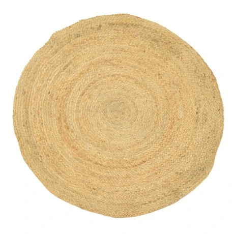 Rug Solon pakoworld jute in natural color D150cm