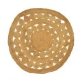 Rug Venia pakoworld jute in natural color D120cm