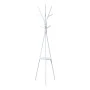 Coat rack Denner pakoworld metal in white color 48.5x48.5x180cm