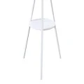 Coat rack Denner pakoworld metal in white color 48.5x48.5x180cm