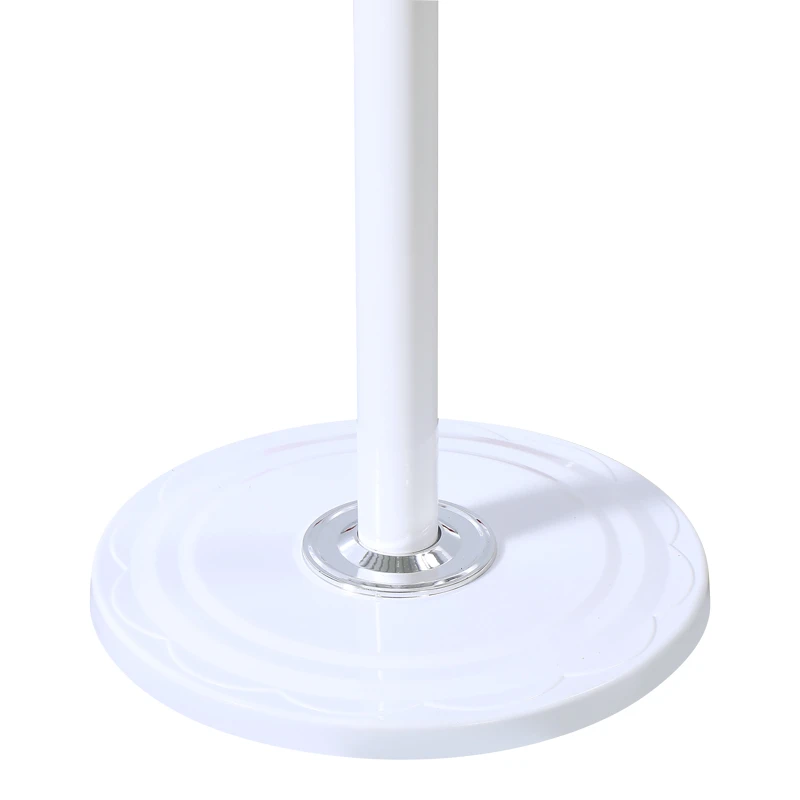 Coat rack Keleste pakoworld metal in white color D37x175cm