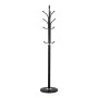 Coat rack Keleste pakoworld metal in black color D37x175cm