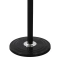 Coat rack Keleste pakoworld metal in black color D37x175cm