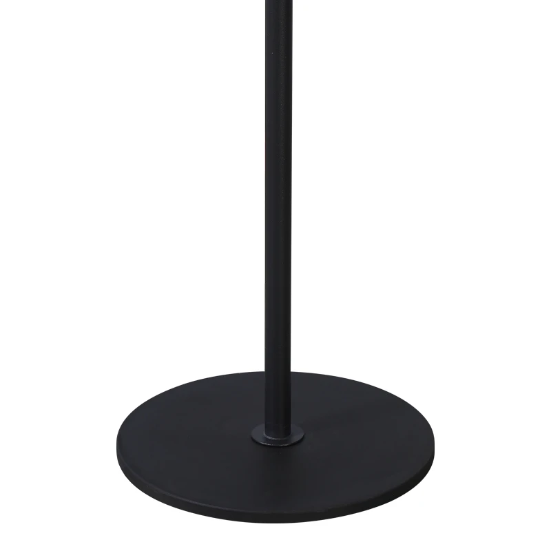 Coat rack Lelom pakoworld metal in black color D30x170cm