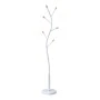 Coat rack Portu pakoworld metal in white-natural color D30x170cm