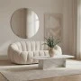 2-seater sofa Yannick pakoworld boucle beige fabric 148x92x62cm