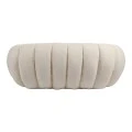 2-seater sofa Yannick pakoworld boucle beige fabric 148x92x62cm