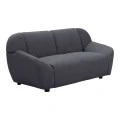 Two-seater sofa Echono pakoworld anthracite fabric 144x88x77cm