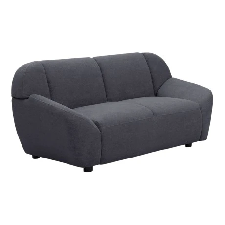 Two-seater sofa Echono pakoworld anthracite fabric 144x88x77cm