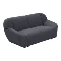 Two-seater sofa Echono pakoworld anthracite fabric 144x88x77cm