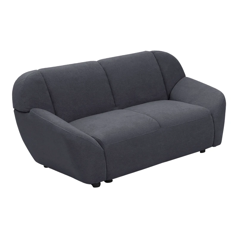 Two-seater sofa Echono pakoworld anthracite fabric 144x88x77cm