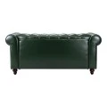 Kαναπές διθέσιος τ. Chesterfield pakoworld pu κυπαρισσί 160x84x67εκ