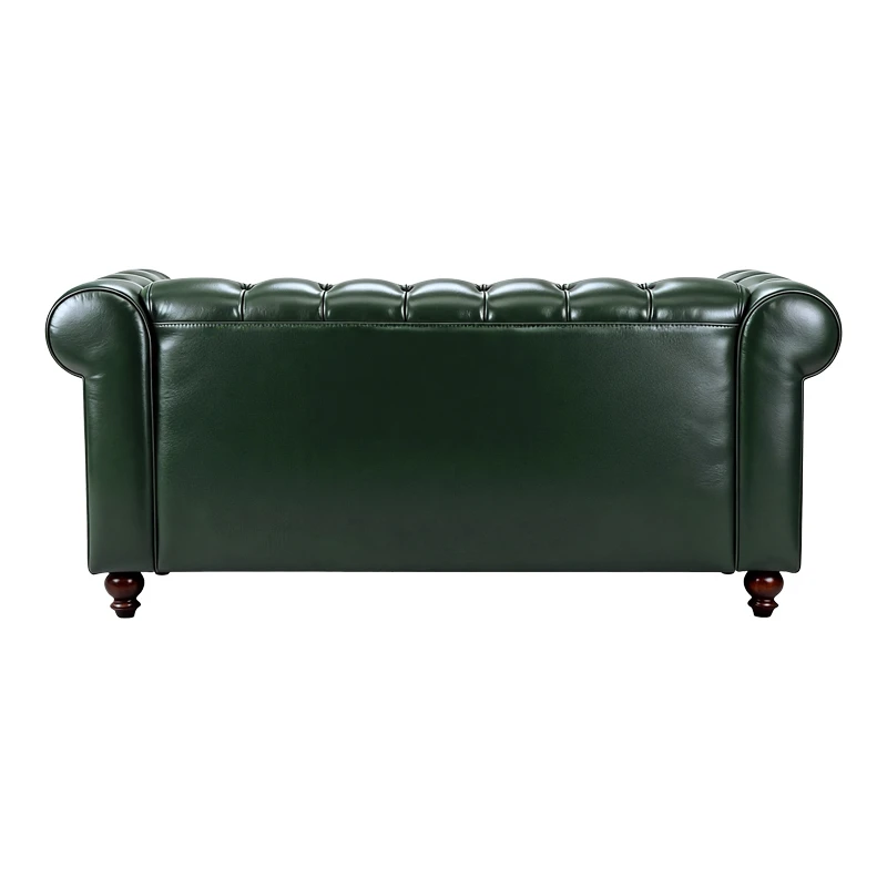 Kαναπές διθέσιος τ. Chesterfield pakoworld pu κυπαρισσί 160x84x67εκ