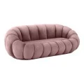 Sofa Embrace pakoworld velvet in rotten apple shade 180x105x65cm