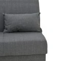 Romina three-seater sofa-bed with storage space pakoworld anthracite fabric 190x75x85cm