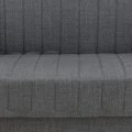 Romina three-seater sofa-bed with storage space pakoworld anthracite fabric 190x75x85cm