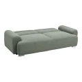 Three-seater sofa Harmonious pakoworld boucle olive green 223.5x92x81cm