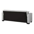 3-seater sofabed Vox pakoworld with storage space light grey fabric 210x84x83cm